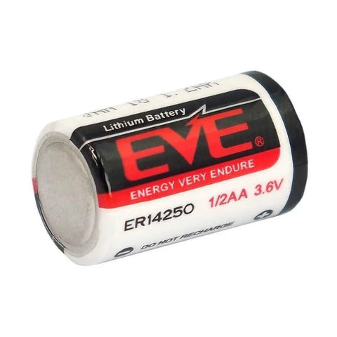 40x EVE ER14250 1/2 AA 3.6V Li-SOCl2 Lithium Battery Bobbin Cell