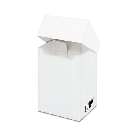 Ultra PRO Deck Box White – Standard Size, Holds 80 Cards, TCG, Archival Safe