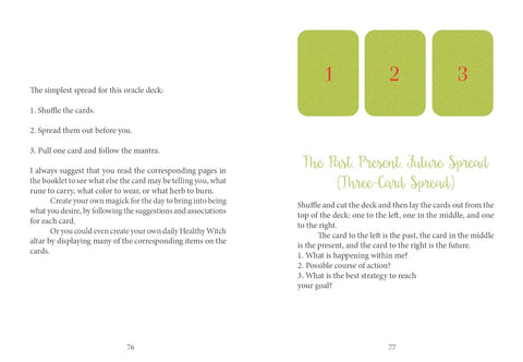 the Healthy Witch Oracle Cards Deck Schiffer Publishing