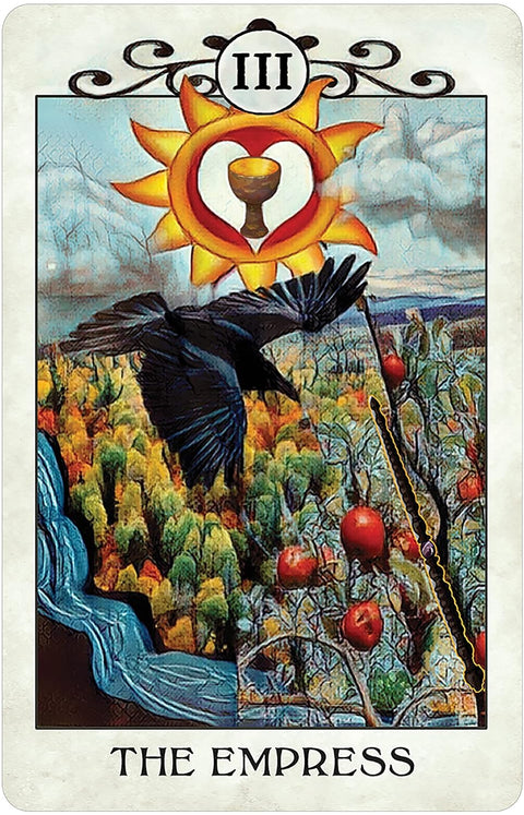 Crow Tarot Pocket Edition Cards Deck Animals Birds Wisdom
