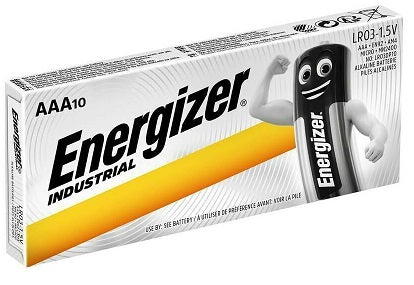 10 Energizer Aaa Alkaline Lr03 Batteries 1.5V Industrial Micro Mn2400 Am4 E92