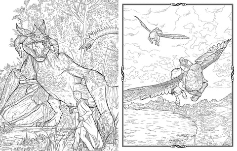Hogwarts Legacy: The Official Coloring Book Insight Editions