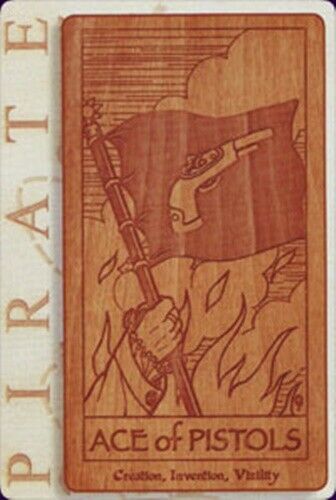 Pirate Tarot Cards Deck Woodcarving Schiffer Publishing Carrie Lucas Amodio NEW