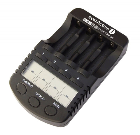 Everactive Intelligent Charger Nc-1000 Plus Black 12V Lcd USb Dc-1500Ma NEW