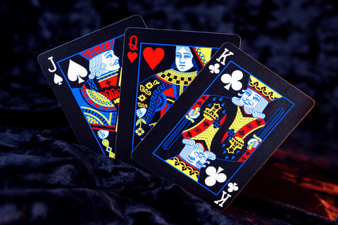 Bicycle Reverse Playing Cards Deck Black Back Red Poker Magic Tricks