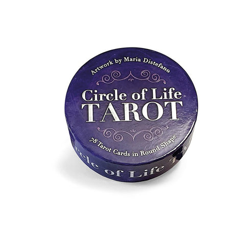 Circle of Life Tarot Deck 78 Round Cards by Lo Scarabeo New Sealed