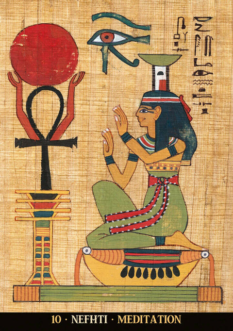 Egyptian Gods Oracle Cards Deck Lo Scarabeo 36 Cards Multilingual New