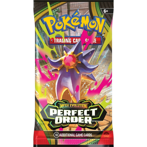 Pokemon TCG Mega Evolution Perfect Order Booster Pack 10 Cards EN