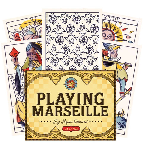 Playing Marseille Tarot Deck by Ryan Edward 78 Cards US Games Systems