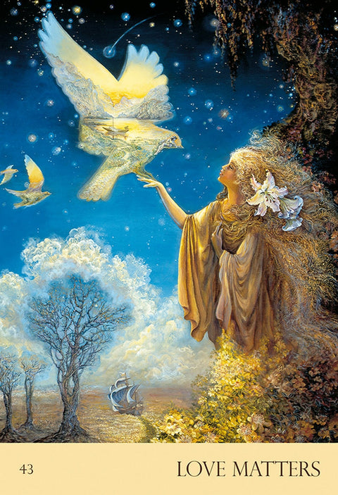 Nature's Whispers Oracle Card Deck by Blue Angel 50 Cards New Sealed