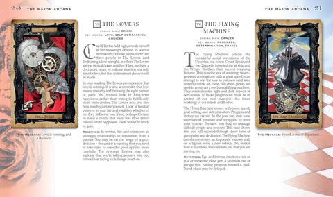 Gothic Steampunk Tarot Deck with 78 Cards & Guidebook by CICO Books