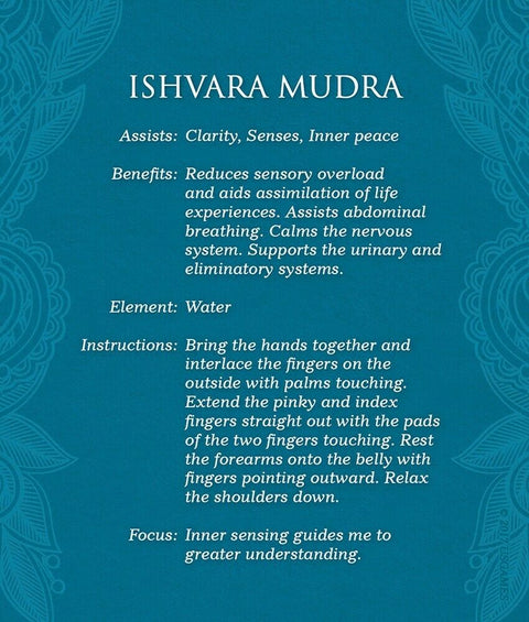 Mudras for Awakening the Five Elements Deck & Guidebook Set US Games