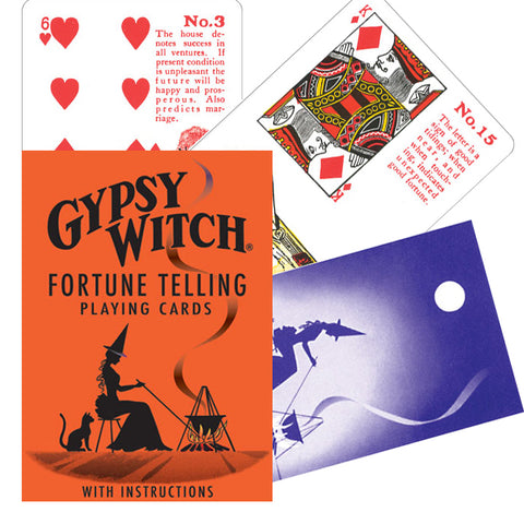 Gypsy Witch Fortune Telling Playing Cards Deck In English US Games Systems Gw10