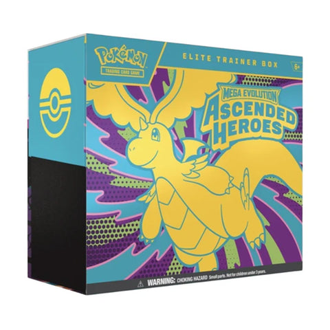 Pokemon TCG Ascended Heroes Elite Trainer Box English 9 Booster Packs