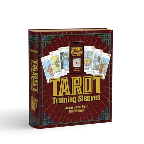 Tarot Training Sleeves Learning Kit with Cards & Labels by Schiffer