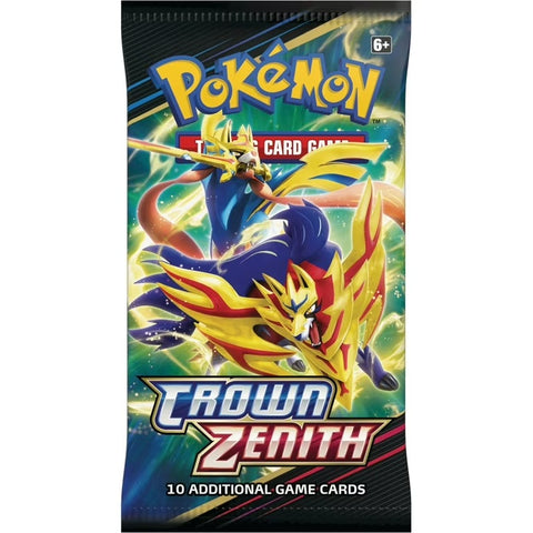 Pokemon TCG Crown Zenith Booster Pack 10 Cards Sword & Shield English