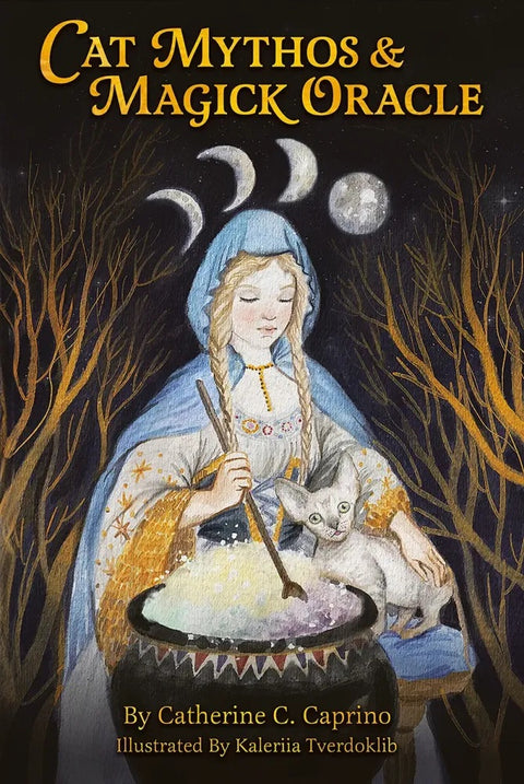 Cat Mythos & Magick Oracle Deck 45 Cards with Guidebook by US Games