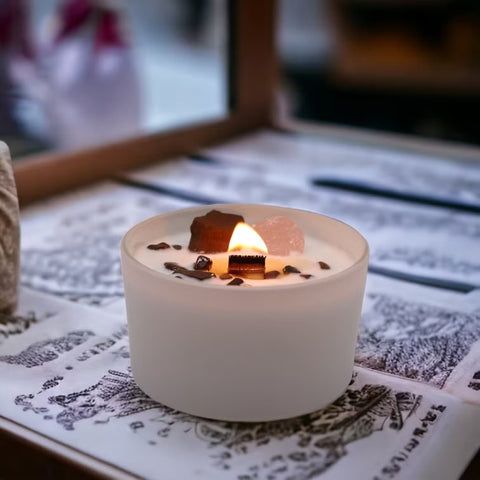 Chakra Crystal Candle - Sacred Chakra Ancient Wisdom