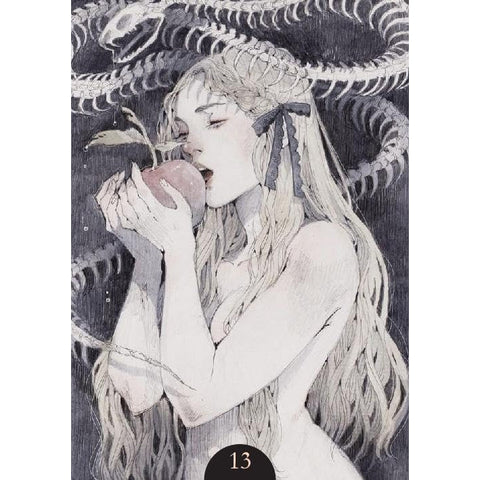 Loputyn Oracle Cards Deck & Book Wolf And Maiden Death And Love