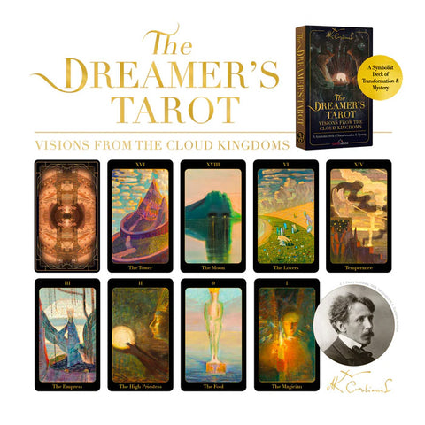 Dreamer's Tarot Deck by Ciurlionis 78 Cards with 7-Language Guidebook