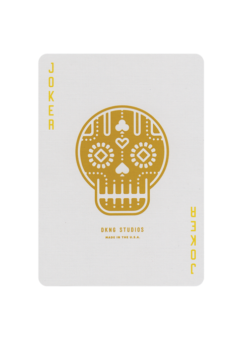 DKNG Yellow Wheel Playing Cards Poker Deck Bicycle Style Made in USA