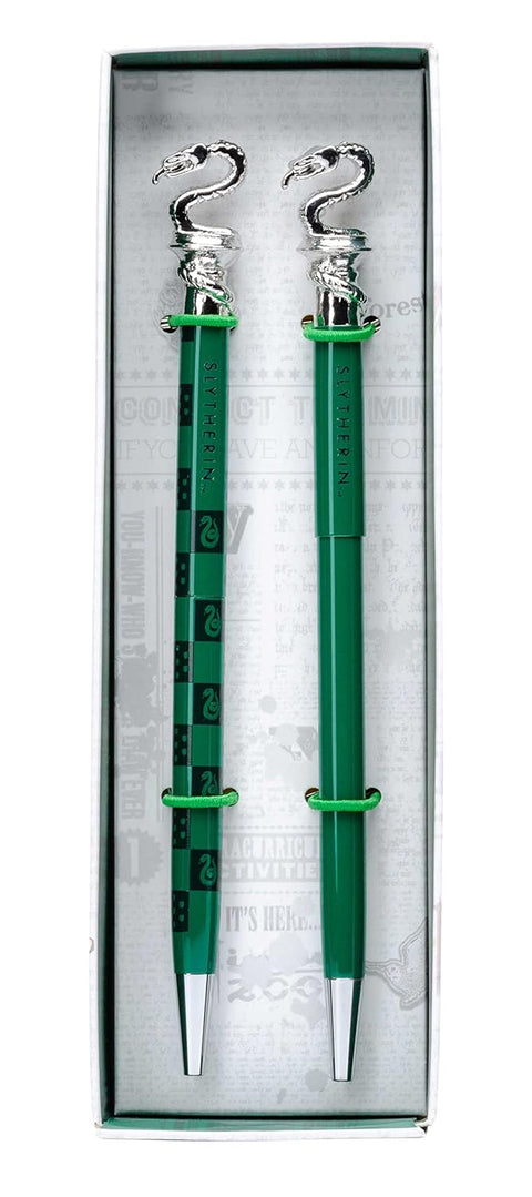 Harry Potter Slytherin Pen & Mechanical Pencil Gift Set Insight Editions