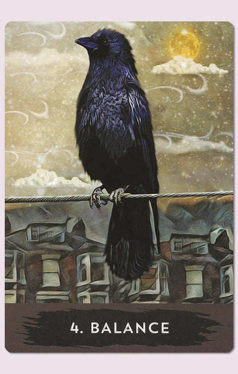 Urban Crow Oracle Cards Deck & Guidebook