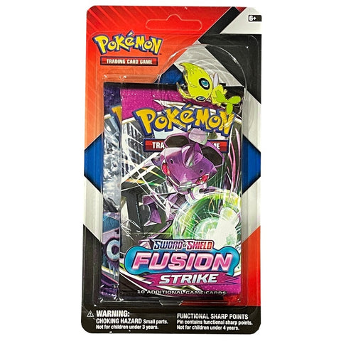 Pokemon TCG Celebi Pin Blister Sword & Shield Fusion Strike + Chilling Reign