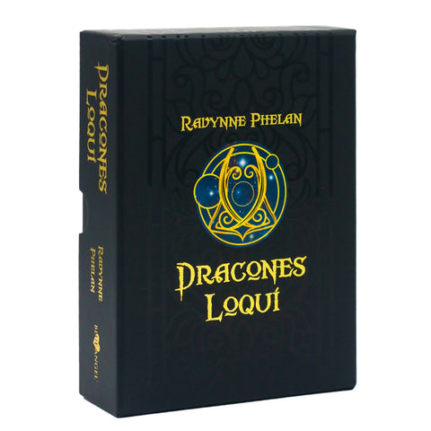 Dracones Loqui Dragon Oracle Cards 54-Card Deck & Guidebook Blue Angel