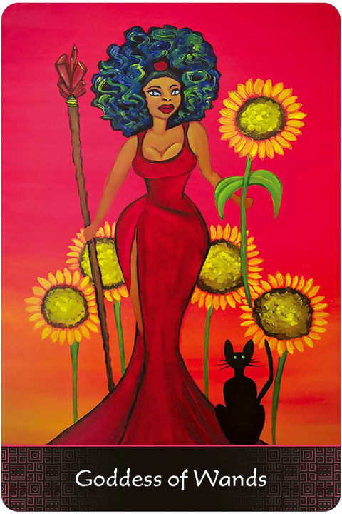 Afro Goddess Tarot Arcanas Cards Deck & Guidebook US Games Systems