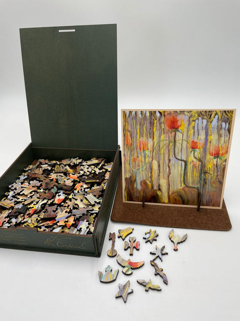 M.K. Ciurlionis Creation of the World IX 150pc Wooden Puzzle, M Size