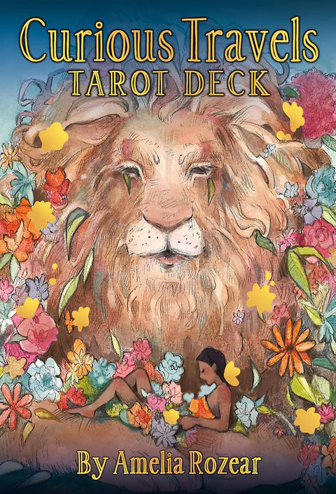 Curious Travels Tarot Cards Deck Gilded US Games Systems By Amelia Rozear Ctr79