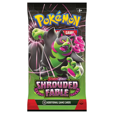 Pokemon TCG Scarlet & Violet Shrouded Fable Booster Pack 10 Cards English