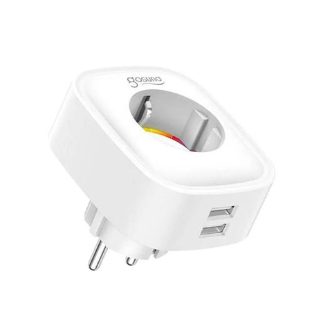 Gosund Smart WiFi Plug Outlet 2 USB, Alexa Google Home, Energy Monitor