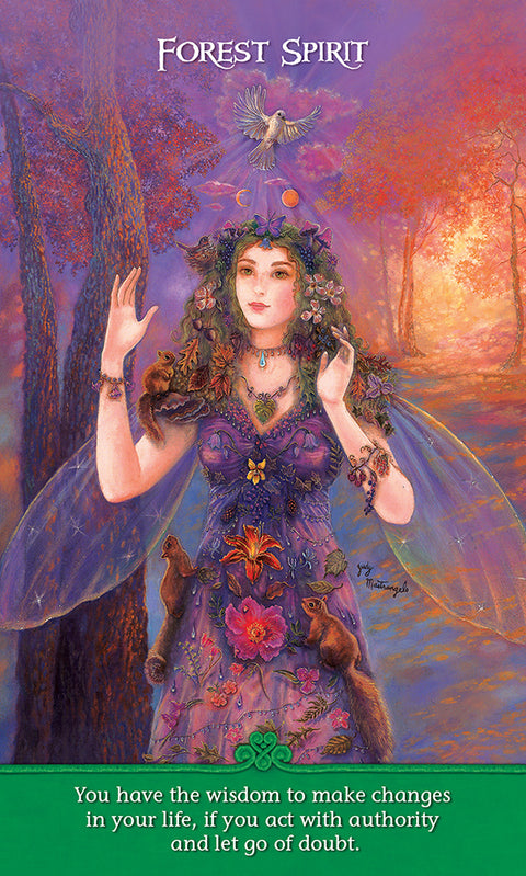 Inspirational Wisdom from Angels & Fairies Oracle Card Deck US Games