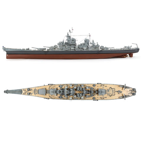OcCre USS Missouri BB-63 Wooden Battleship Model Kit 1:200 Scale Expert 16002