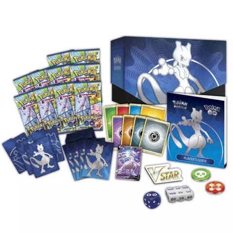 Pokemon GO Elite Trainer Box Mewtwo V Promo Sword & Shield TCG Set