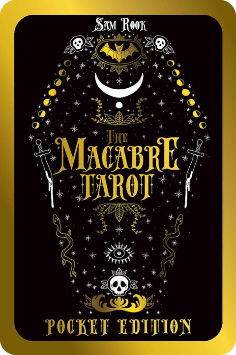 Macabre Tarot Pocket Tin 78 Card Deck with Guidebook by Rockpool