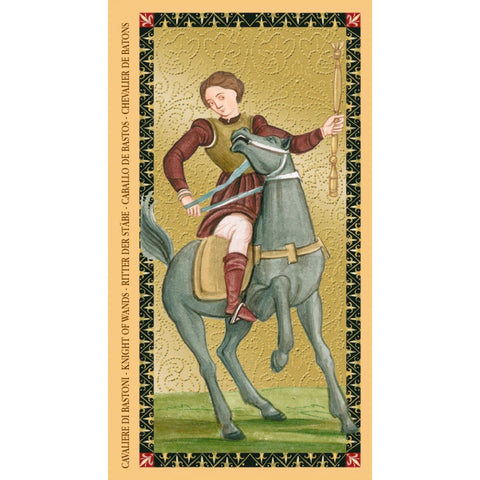 Golden Tarot of Renaissance Estensi Deck by Lo Scarabeo 50 Cards