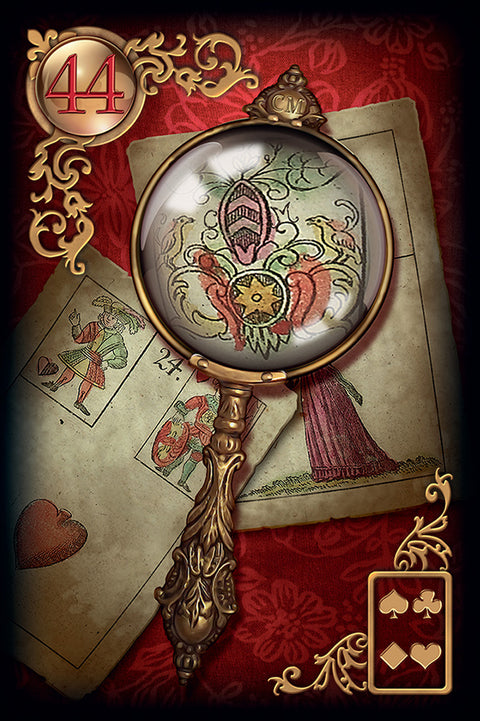 Gilded Reverie Lenormand Expanded Edition Oracle Deck 47 Cards US Games