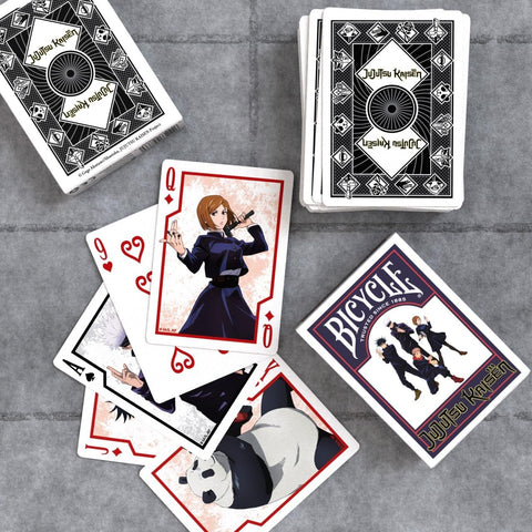 Bicycle Jujutsu Kaisen Poker Size Playing Cards Deck Standard Index