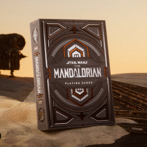 Mandalorian V2 Star Wars Theory 11 Playing Cards Deck Tricks Orange Black