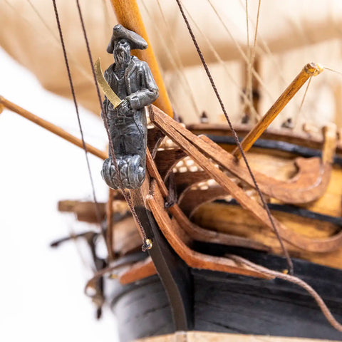 Royal Fortune Pirate Ship Model Kit – Black Bart's | Scale 1:65