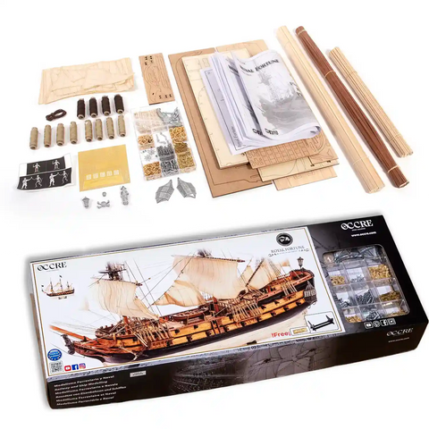 Royal Fortune Pirate Ship Model Kit – Black Bart's | Scale 1:65