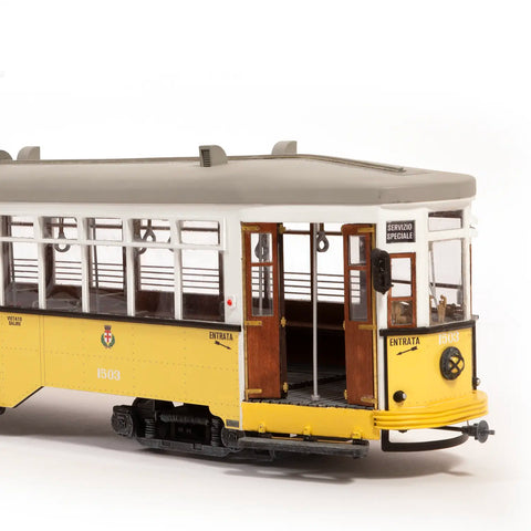 OcCre Milan Tram 1503 Ventotto Wooden Model Kit 1:24 Scale 973 Parts 53013