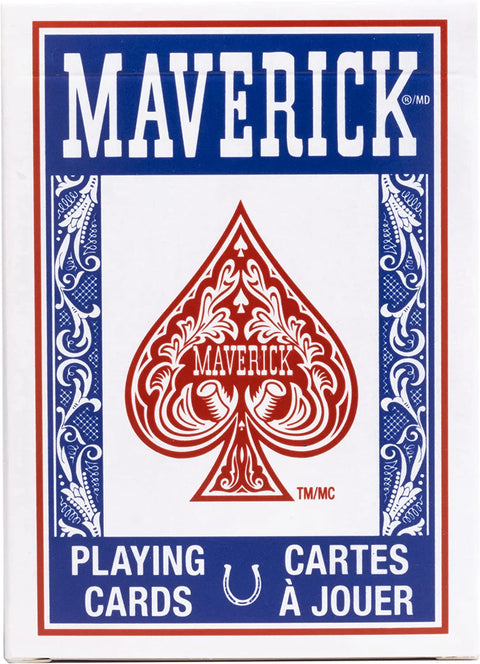 Maverick Blue Quality Playing Cards Deck Poker Standard Index Magic Tricks