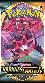 Pokemon TCG Darkness Ablaze 10 Card Booster Pack English Sealed