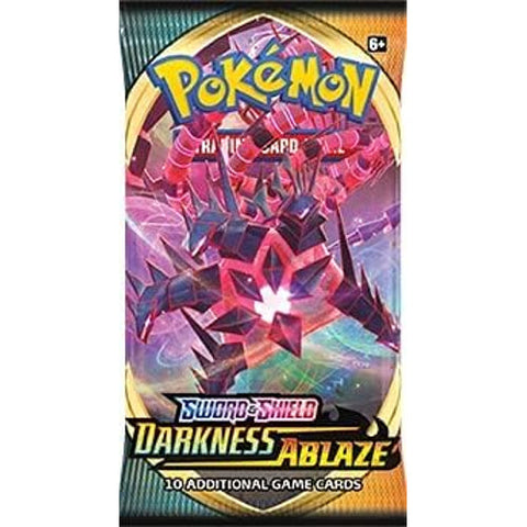 Pokemon TCG Darkness Ablaze 10 Card Booster Pack English Sealed