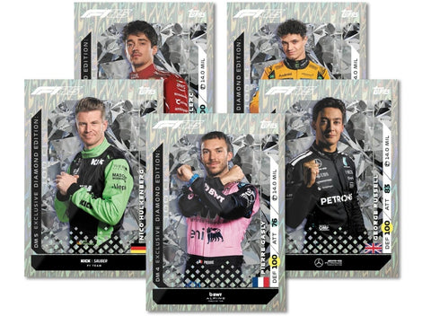 Topps F1 Turbo Attax 2025: Diamond Mega Tin 66 Cards/6 Limited Edition