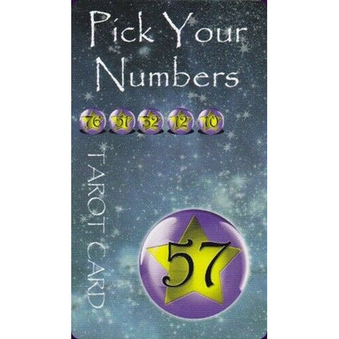 Pick Your Numbers Tarot Numerology Astrology Card Deck with Guidebook